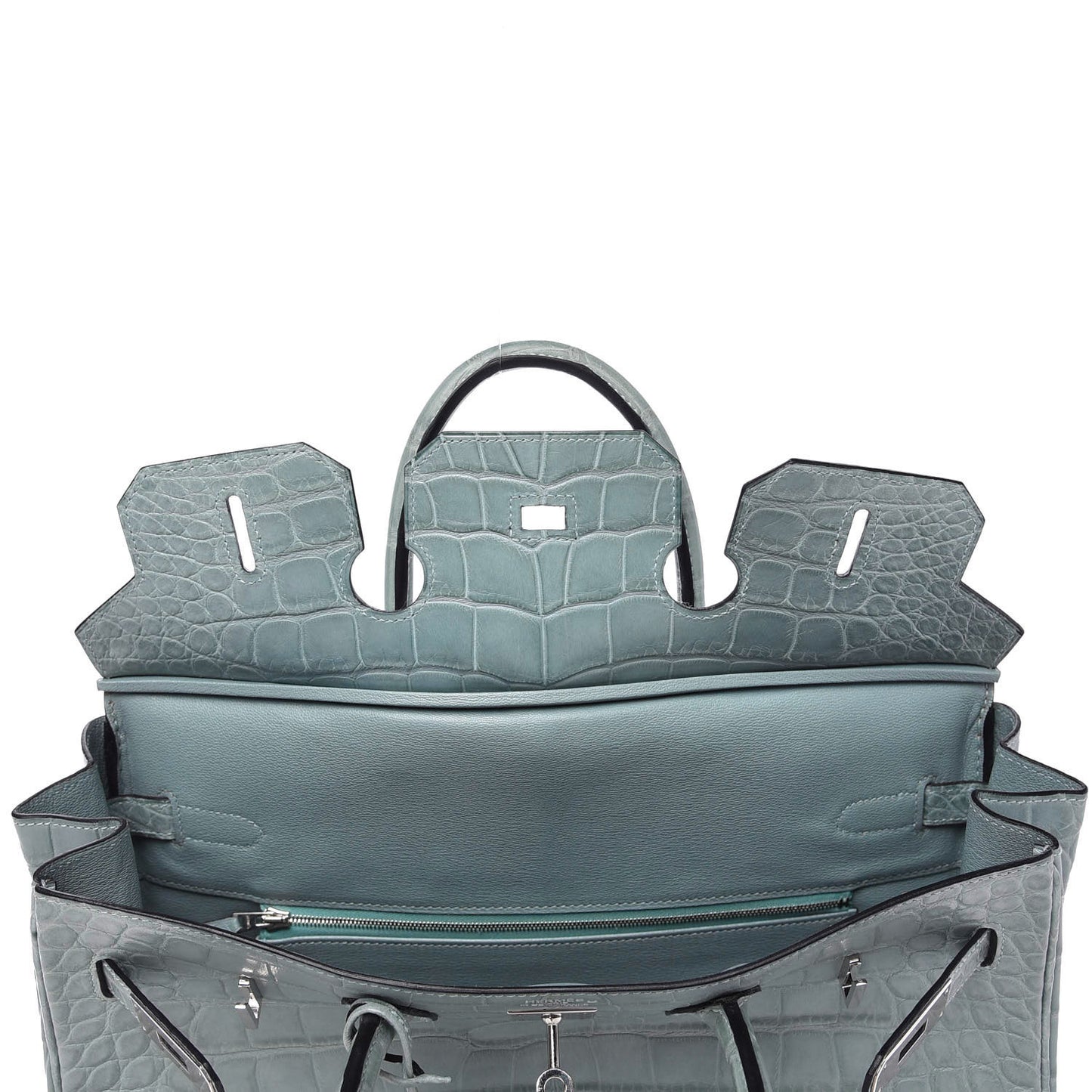 Matte Alligator Birkin 35 Ciel