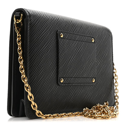 Louis Vuitton Epi Twist Belt Chain Wallet Black 3 of 9