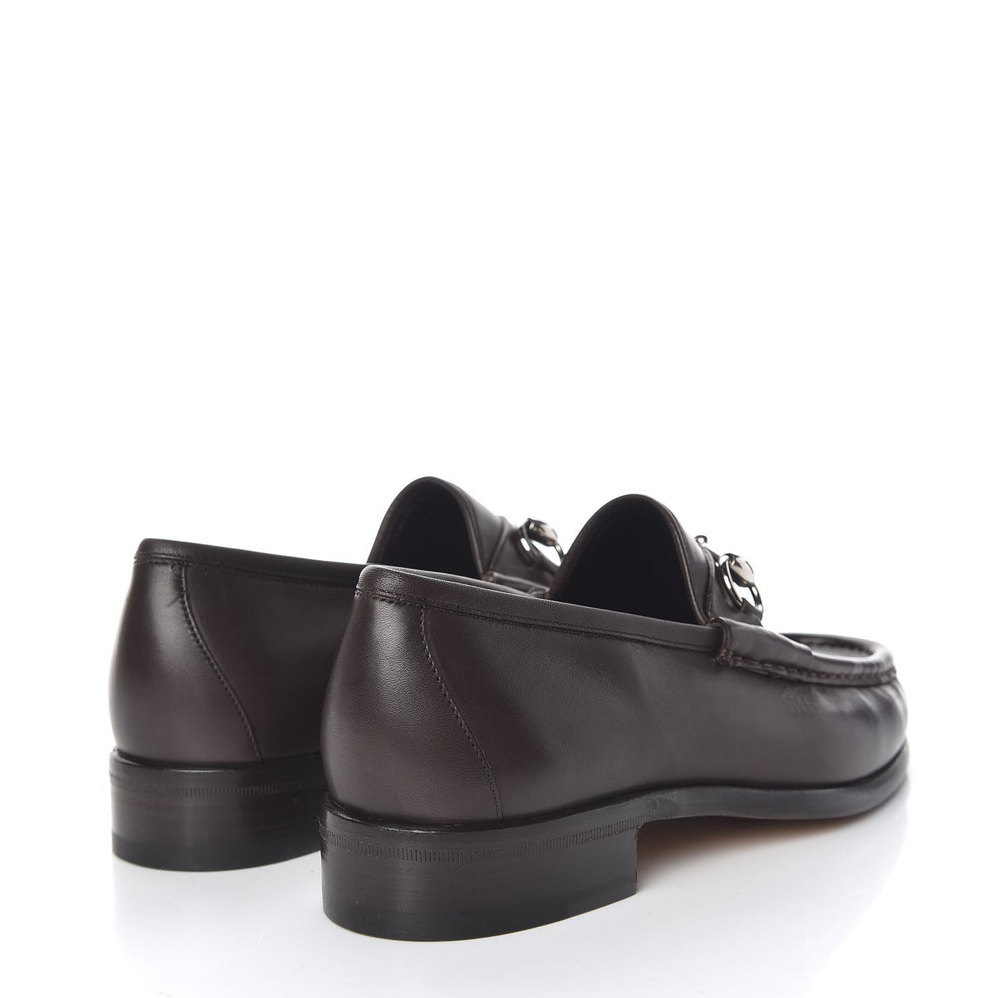Calfskin Mens 1953 Horsebit Loafers 5.5 Marrone