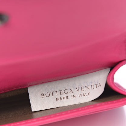 Bottega Veneta Nappa Intrecciato Card Holder Rosa Shock 6 of 7