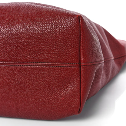 Prada Vitello Daino Tote Rosso 8 of 10