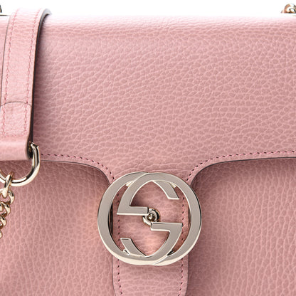 Gucci Dollar Calfskin Small Interlocking G Shoulder Bag Soft Pink 10 of 10