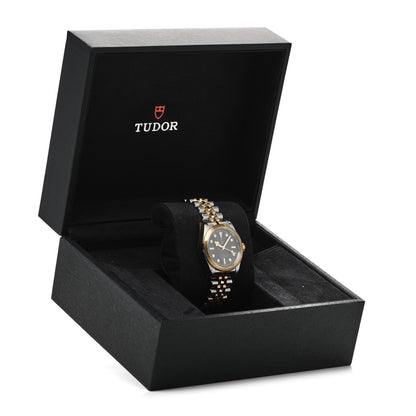 TUDOR Stainless Steel 18K Yellow Gold 32mm Black Bay Automatic Watch Black 79583 6 of 6