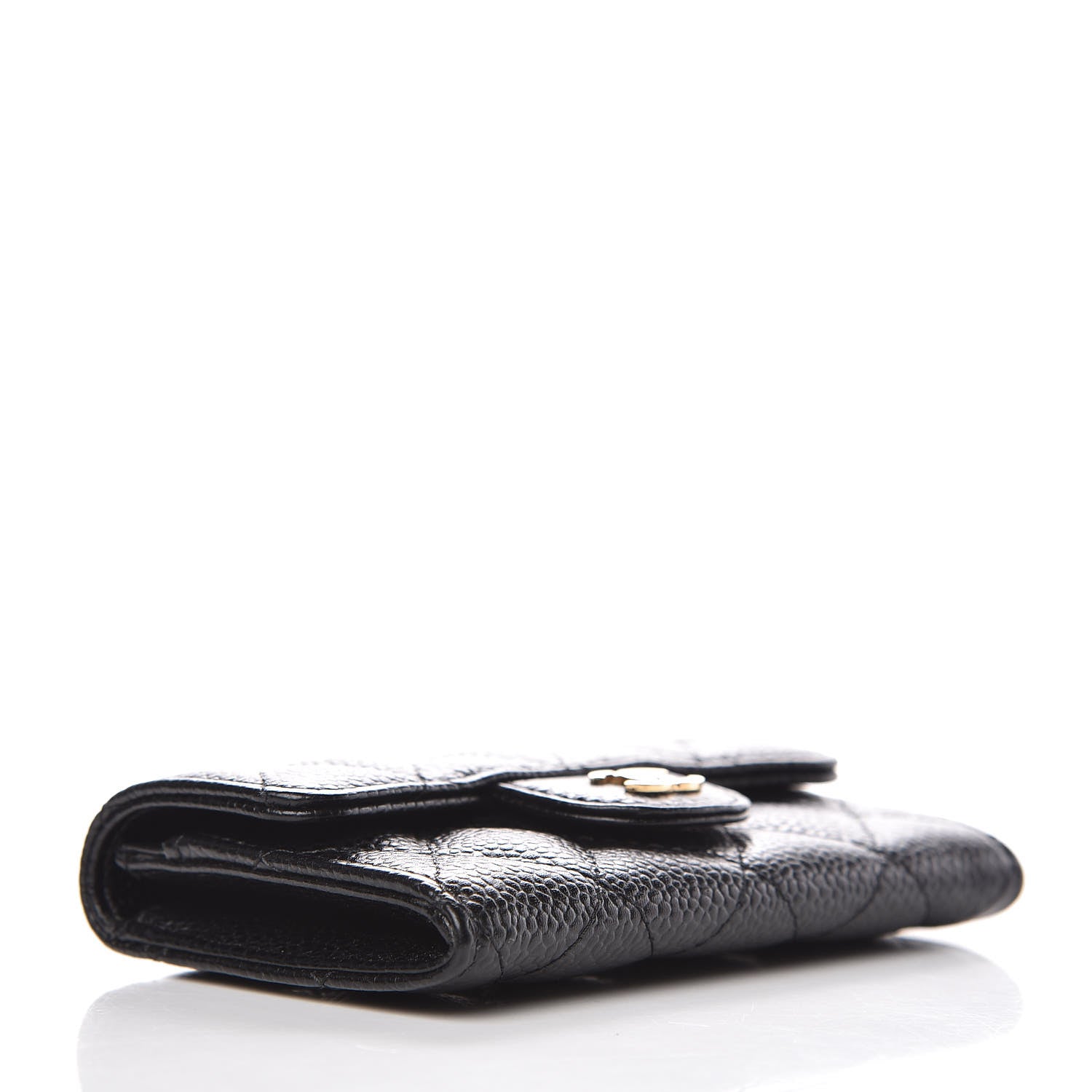 Chanel Caviar Quilted Flap Card Holder Black 4 of 9
