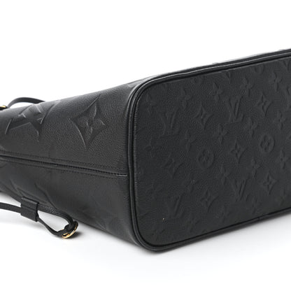 Louis Vuitton Empreinte Monogram Giant Neverfull MM Black 6 of 11