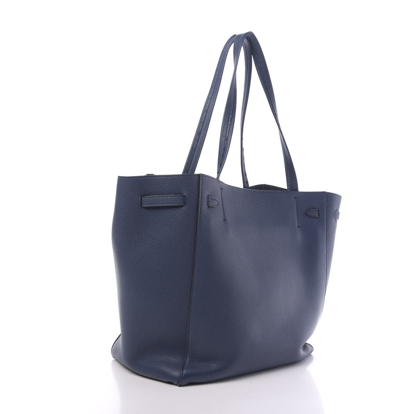 Soft Grained Calfskin Small Belt Cabas Phantom Indigo
