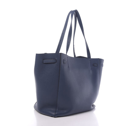 Celine Soft Grained Calfskin Small Belt Cabas Phantom Indigo 4 of 10