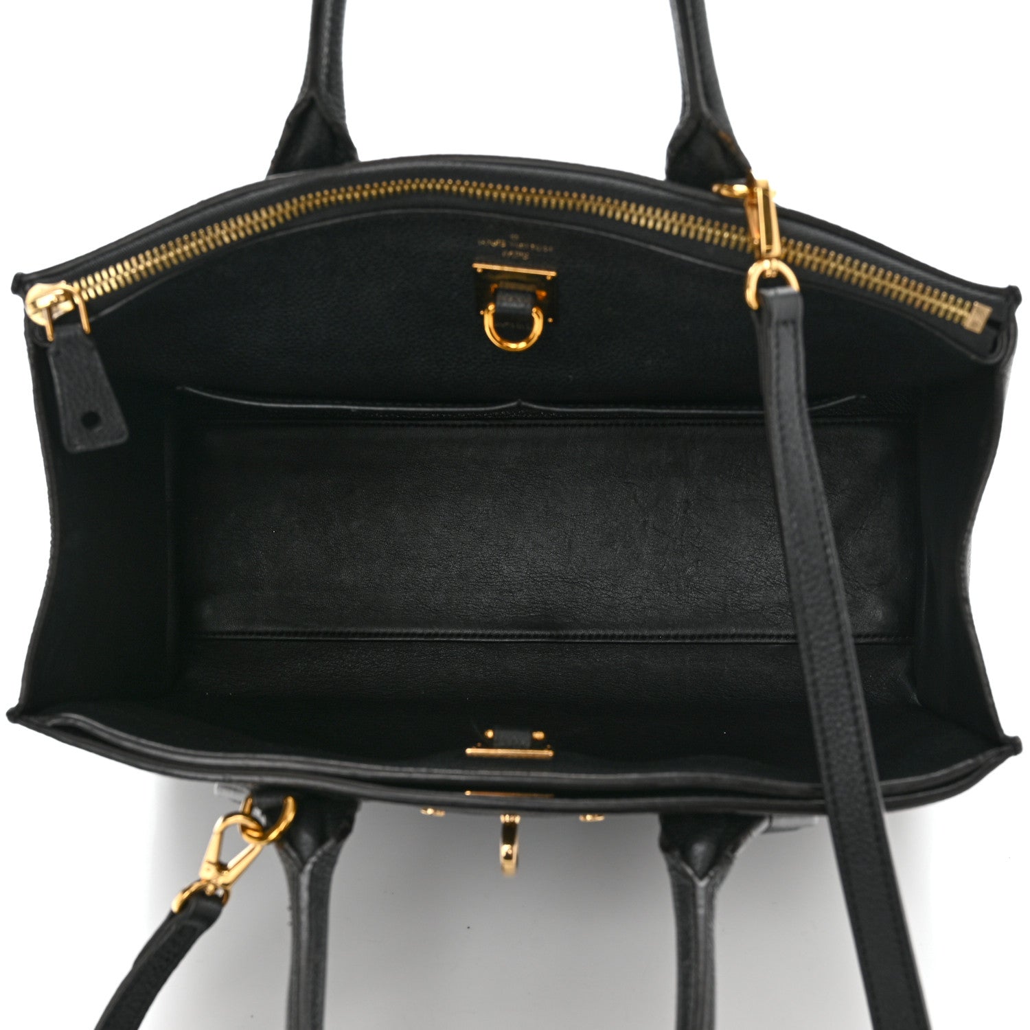 Louis Vuitton Taurillon City Steamer MM Black 5 of 13