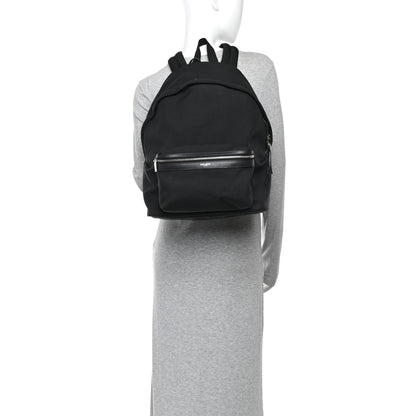 Saint Laurent Canvas City Backpack Black 2 of 11