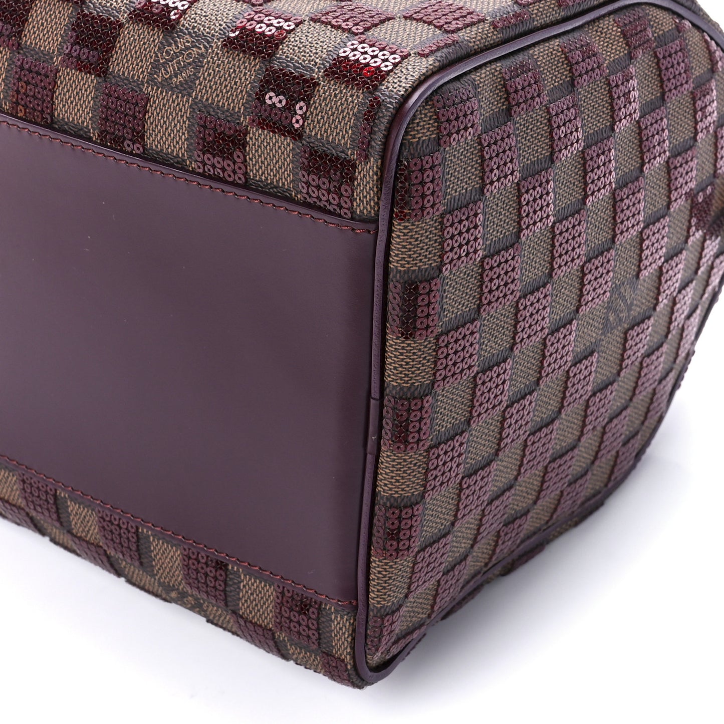 Damier Paillettes Speedy 30 Rouge