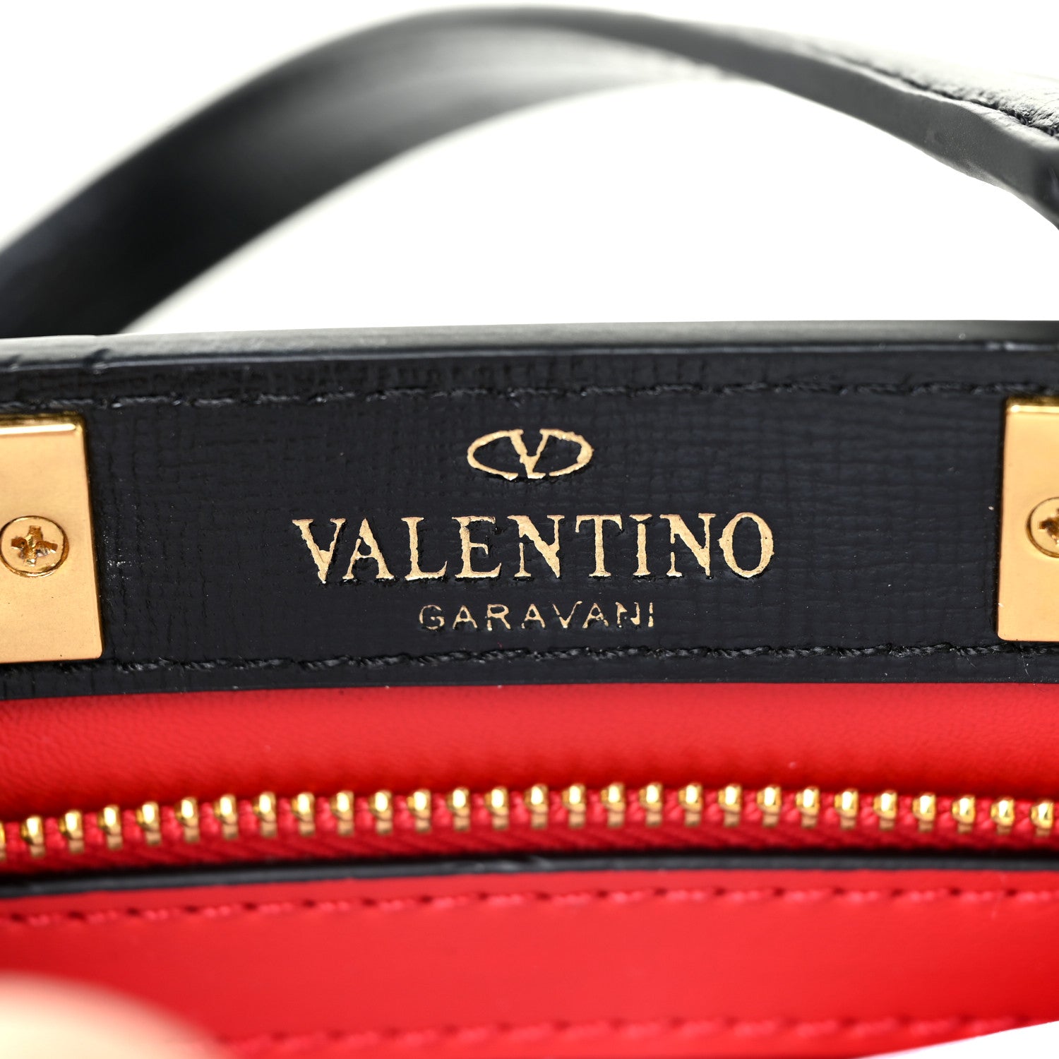 Valentino Garavani Grainy Calfskin Rockstud Medium Alcove Top-Handle Bag Black 7 of 16