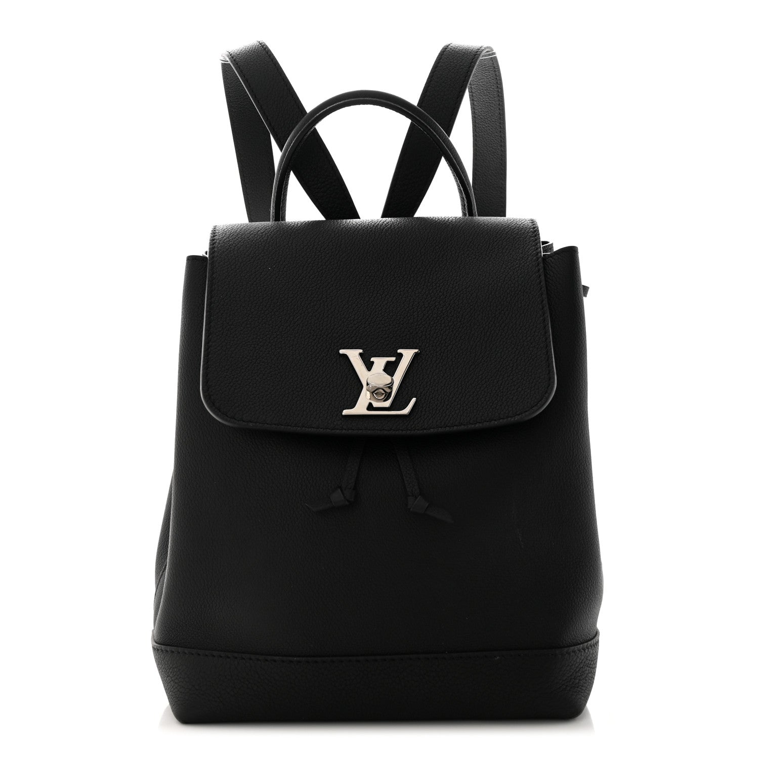 Louis Vuitton Calfskin Lockme Backpack Black 1 of 16