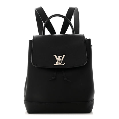 Louis Vuitton Calfskin Lockme Backpack Black 1 of 16