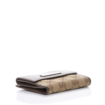 Gucci Monogram Compact Wallet Dark Brown 4 of 8