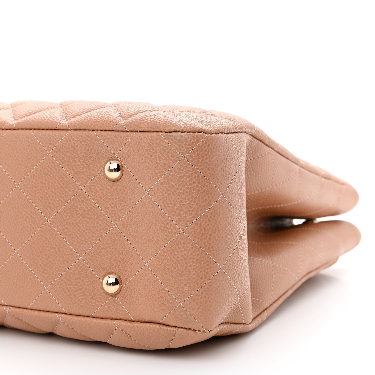 Chanel Caviar Quilted Large Classic Shopping Tote Light Beige 9 of 9