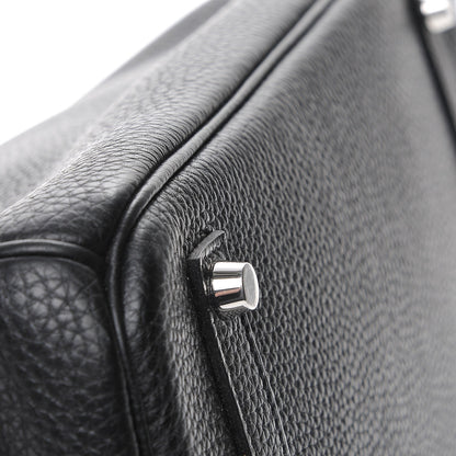 Hermes Taurillon Clemence Birkin 35 Black 24 of 24