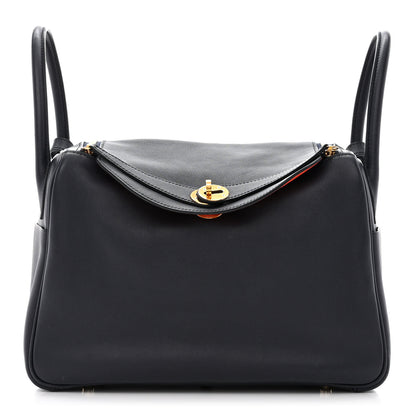 Hermes Swift Verso Lindy 30 Bleu Indigo Orange Poppy 1 of 10