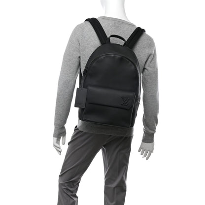 Louis Vuitton Grained Calfskin Aerogram Takeoff Backpack Black 2 of 9