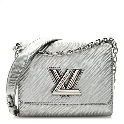 Louis Vuitton Epi Twist Shoulder Bag PM Argent 1 of 8