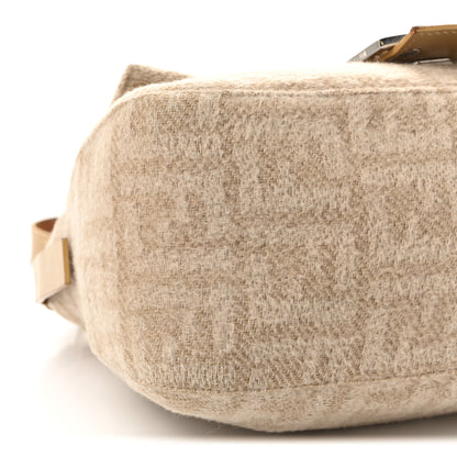 Fendi Wool Zucca Mama Baguette Beige 8 of 10