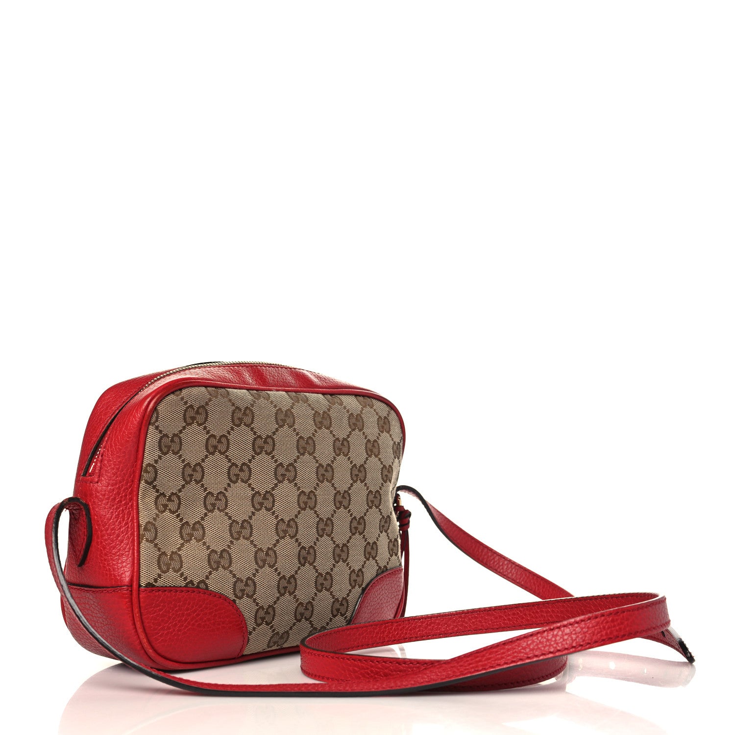 Gucci Monogram Mini Bree Messenger Bag Red 3 of 11