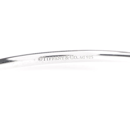 Tiffany Sterling Silver Return to Narrow Circle Edge Cuff Bracelet 4 of 5