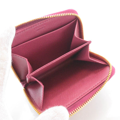 Prada Saffiano Metal Zip Coin Purse Ibisco 5 of 6