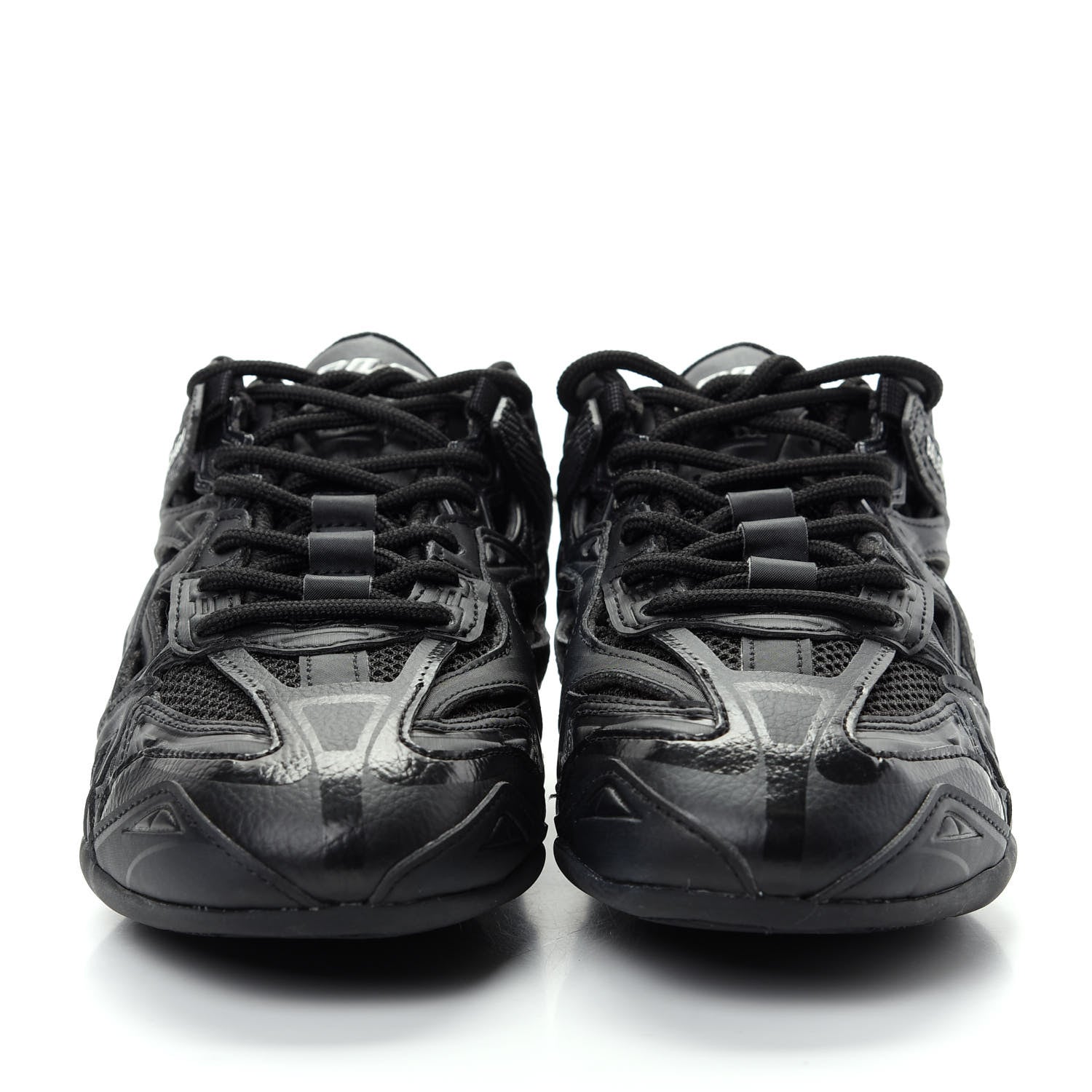 Balenciaga Mesh Rubber Womens Drive Sneakers 37 Black 2 of 11