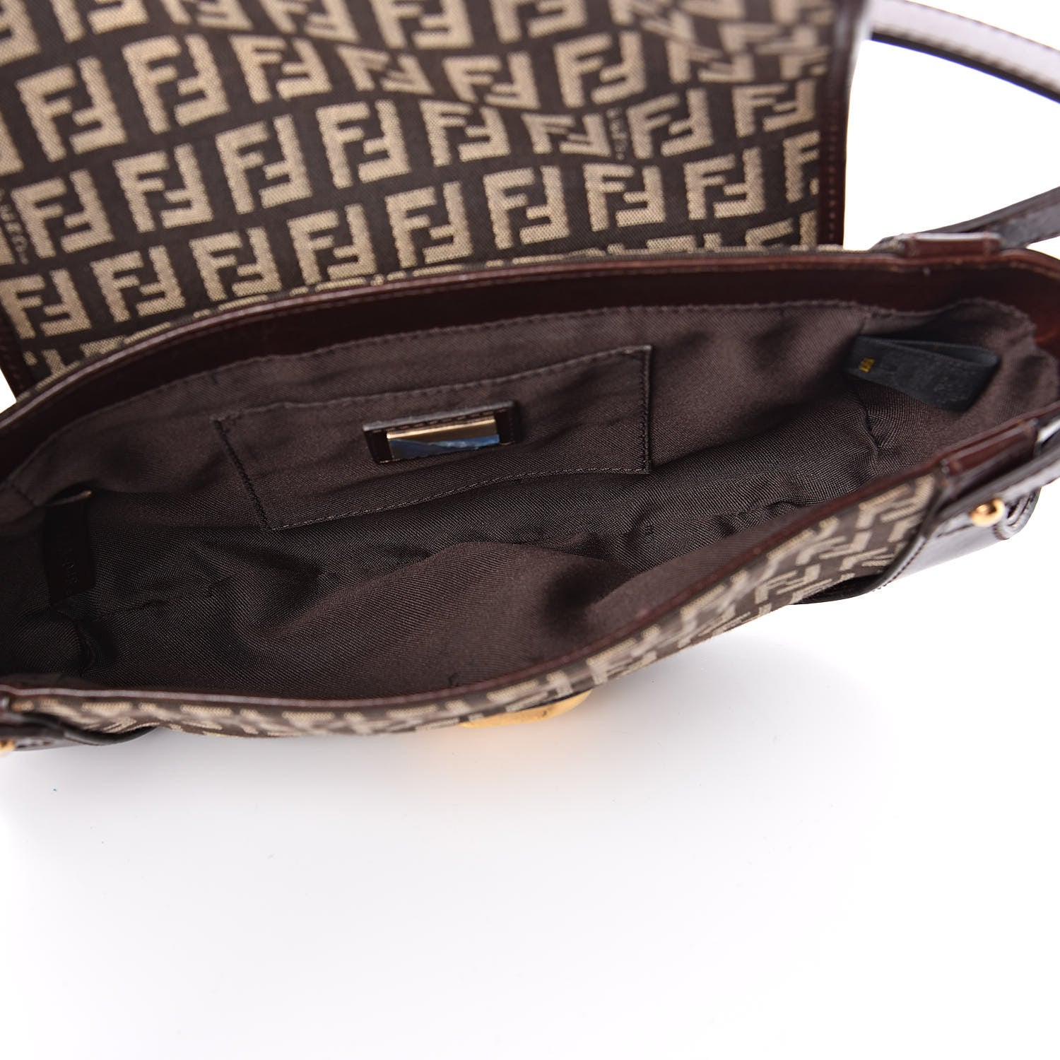 Fendi Zucchino Cuoio Ingrassato Compilation Hobo Testa di Moro Beige 5 of 10