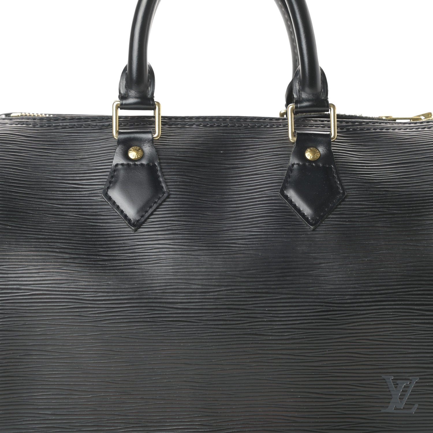 Louis Vuitton Epi Speedy 25 Black 6 of 8