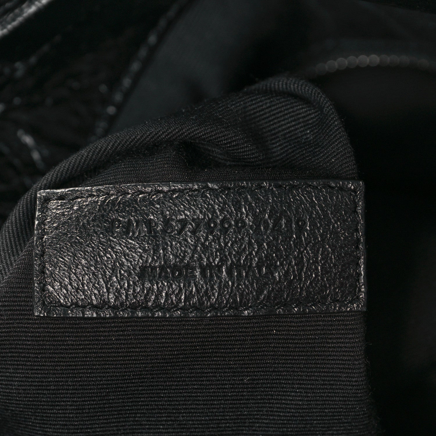 Saint Laurent Crinkled Calfskin Matelasse Monogram Medium Niki Shopper Tote Black 7 of 11