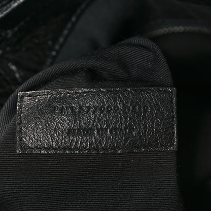 Saint Laurent Crinkled Calfskin Matelasse Monogram Medium Niki Shopper Tote Black 7 of 11