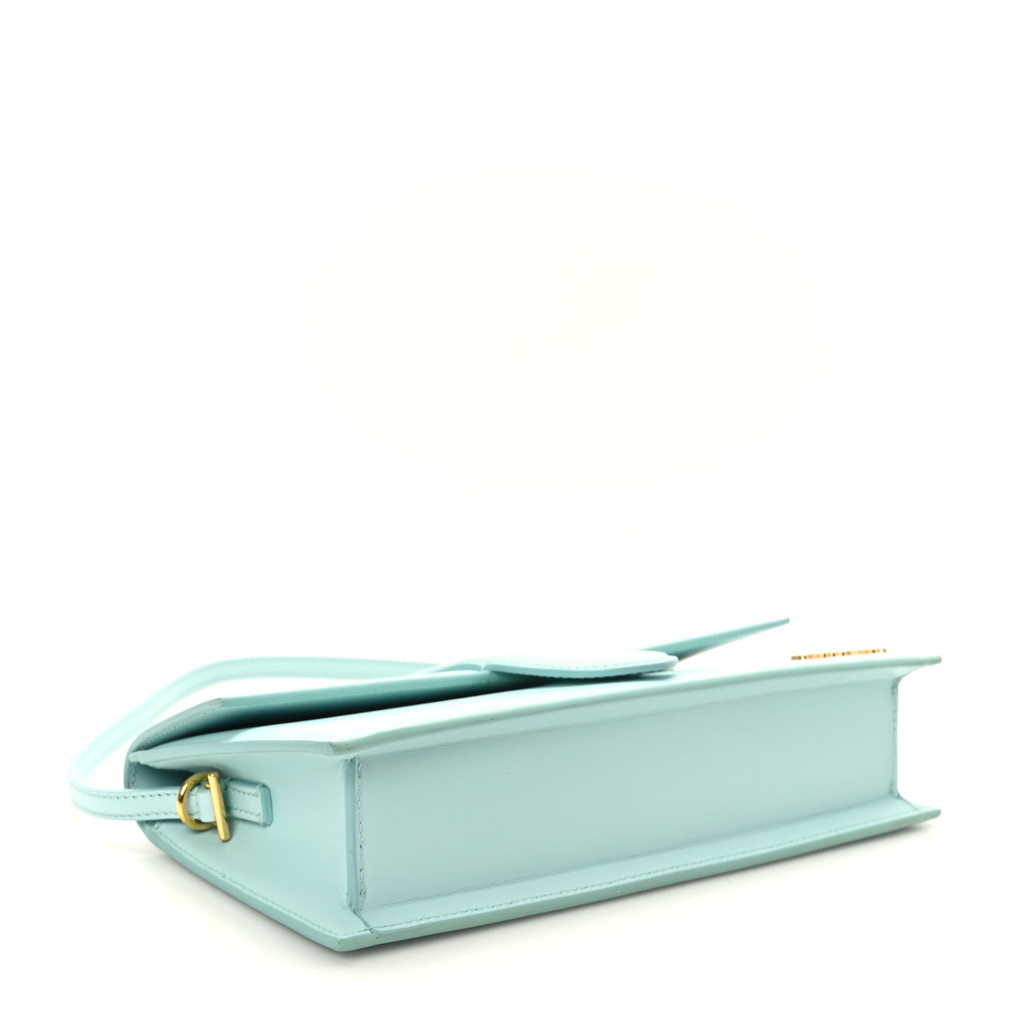 Smooth Calfskin Le Bambino Long Light Turquoise