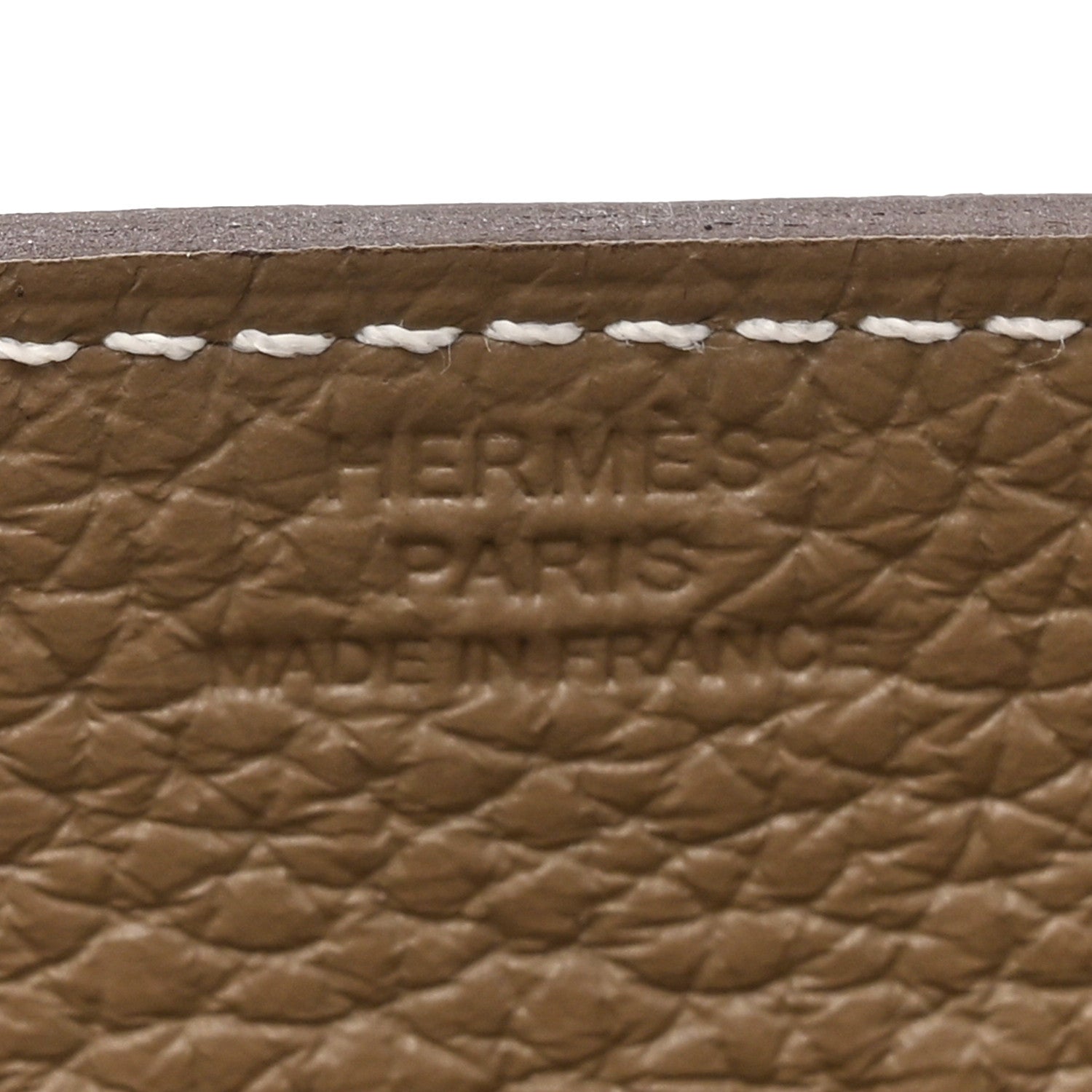 Hermes Taurillon Clemence Mises et Relances Change Tray Etoupe 4 of 6