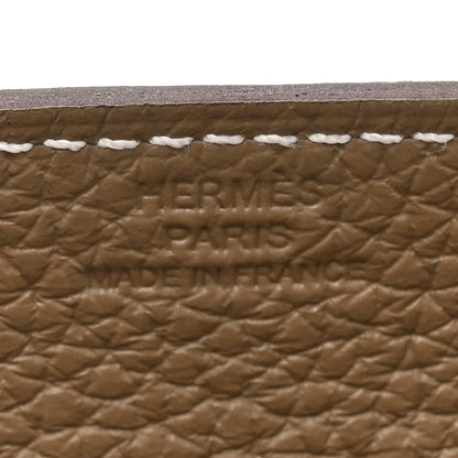 Hermes Taurillon Clemence Mises et Relances Change Tray Etoupe 4 of 6
