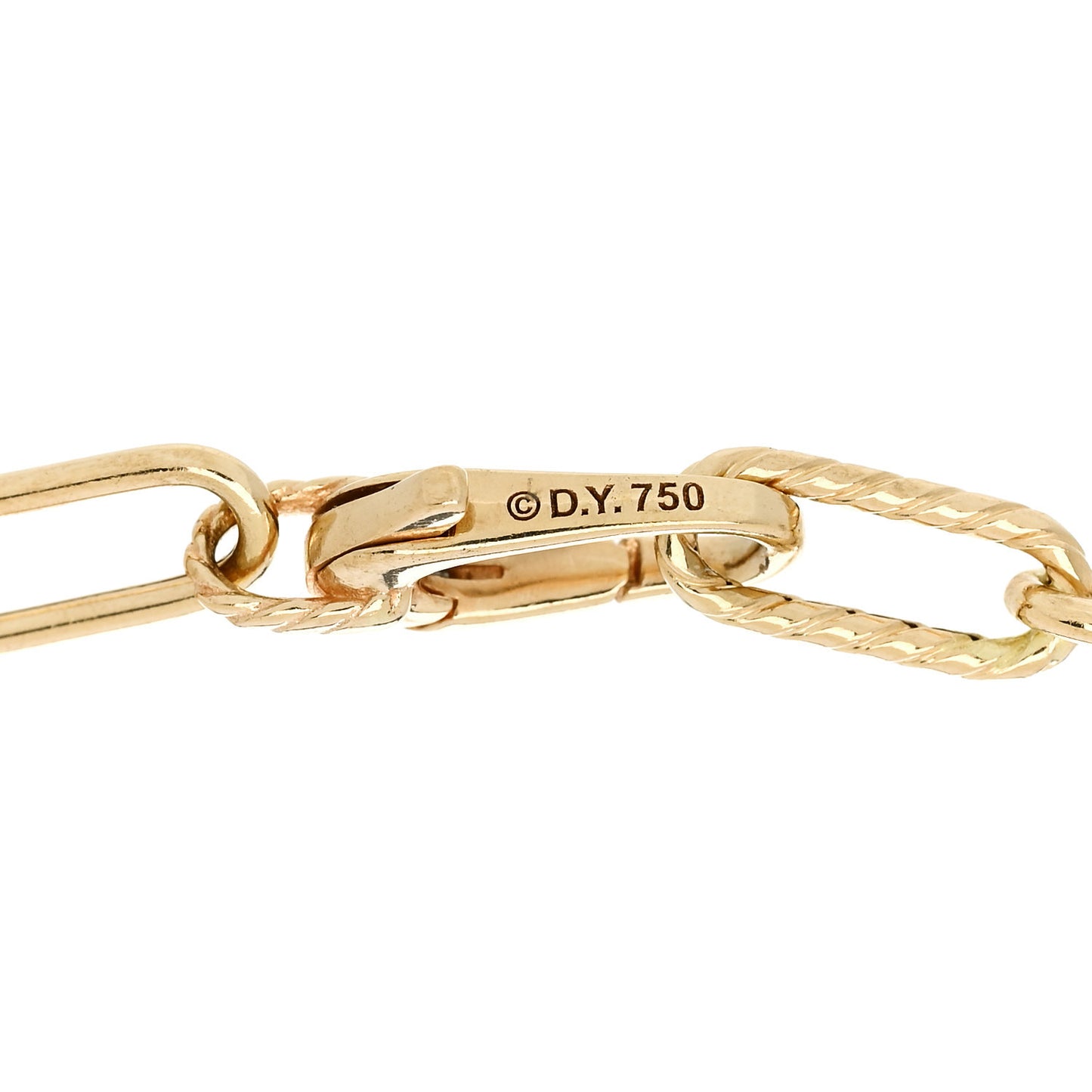 18K Yellow Gold 4mm Madison Classic Chain Bracelet