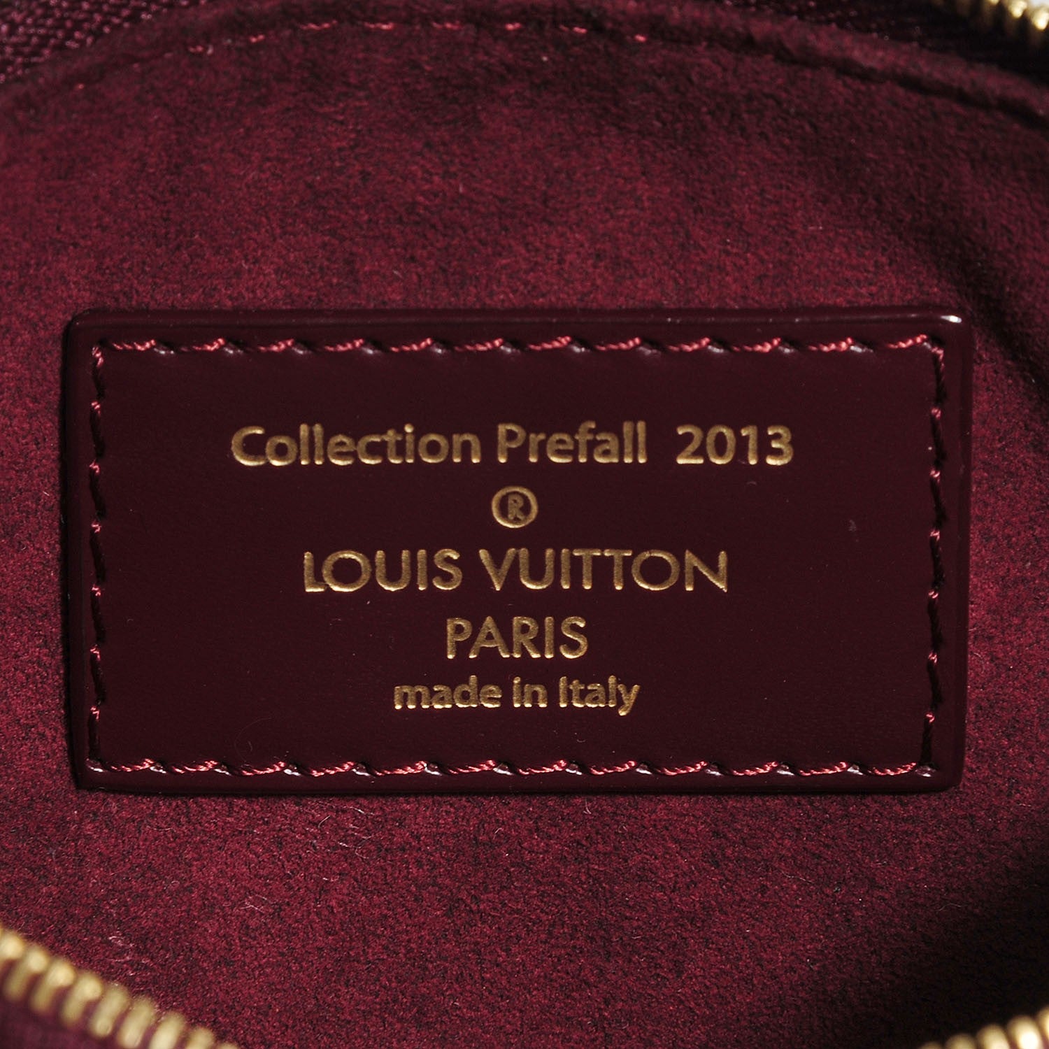 Louis Vuitton Damier Paillettes Mini Pochette Accessories Red 6 of 9