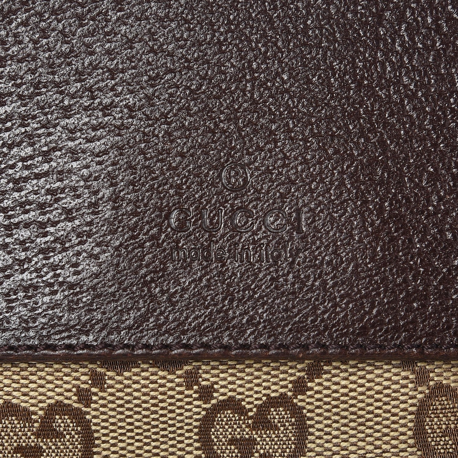 Gucci Monogram Web Belt Bag Dark Brown 9 of 9