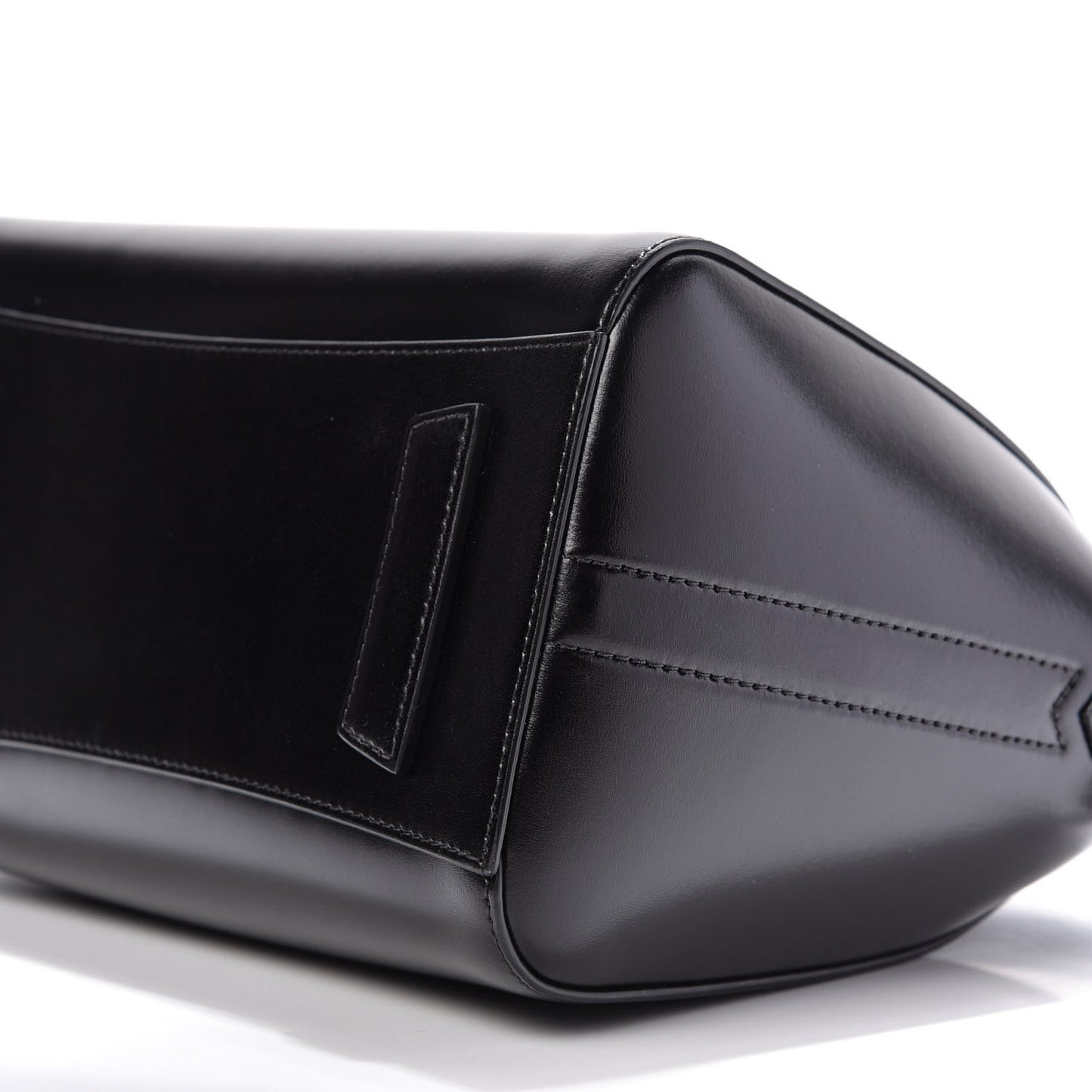 Shiny Lord Calfskin Small Antigona Black