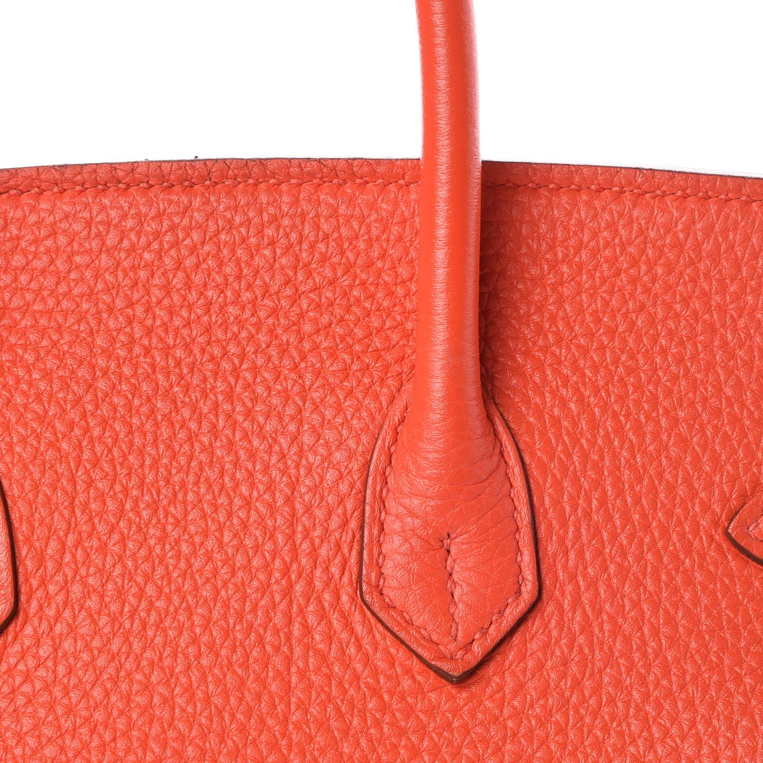 Hermes Togo Birkin 25 Rouge Tomate 15 of 37