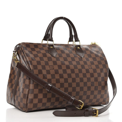 Louis Vuitton Damier Ebene Speedy Bandouliere 35 4 of 8
