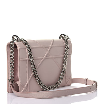 Christian Dior Grained Calfskin Cannage Medium Diorama Flap Bag Rose Poudre 2 of 9