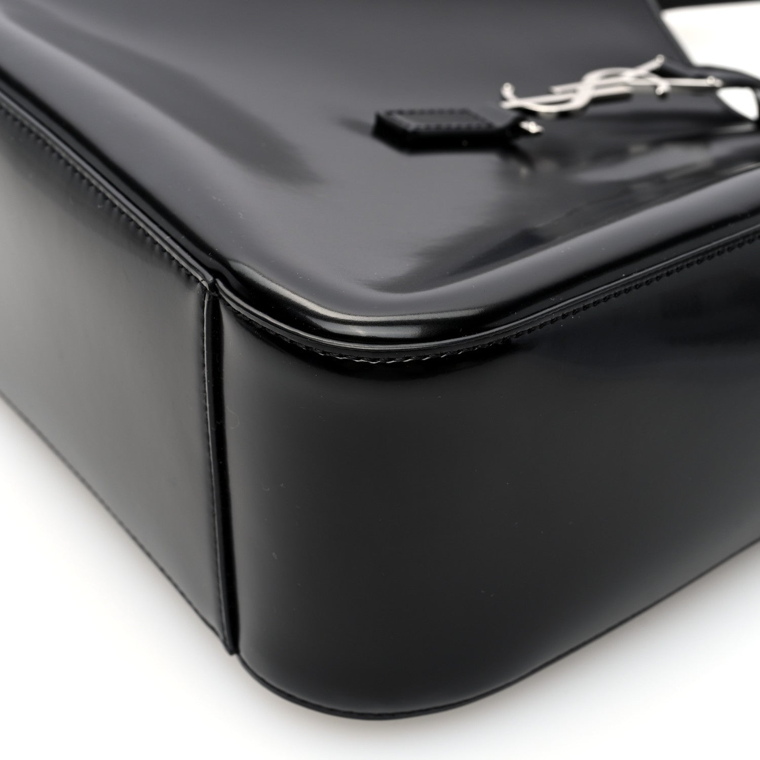 Saint Laurent Patent Small Le 5 A 7 Supple Hobo Black 10 of 10