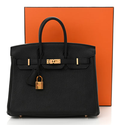 Hermes Togo Birkin 25 Black 12 of 12