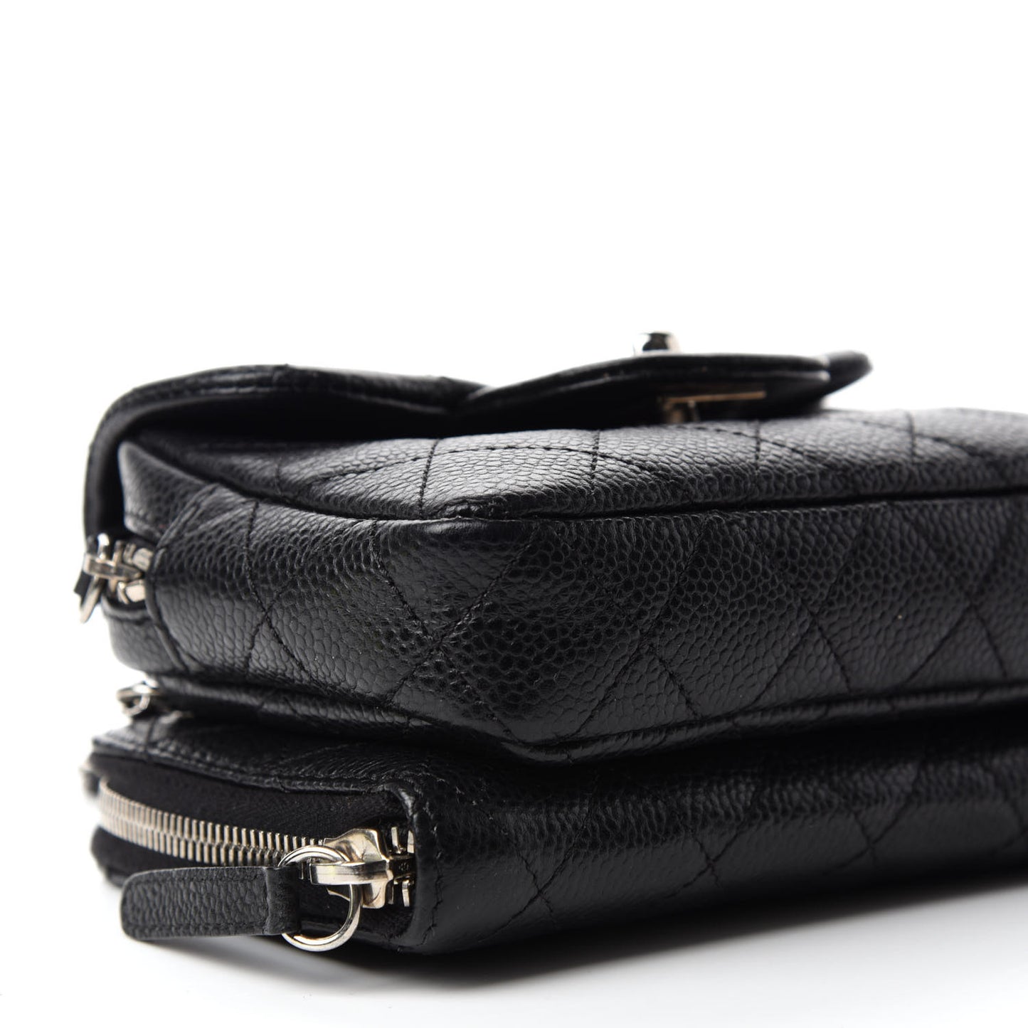 Caviar Quilted New Mini Flap Black