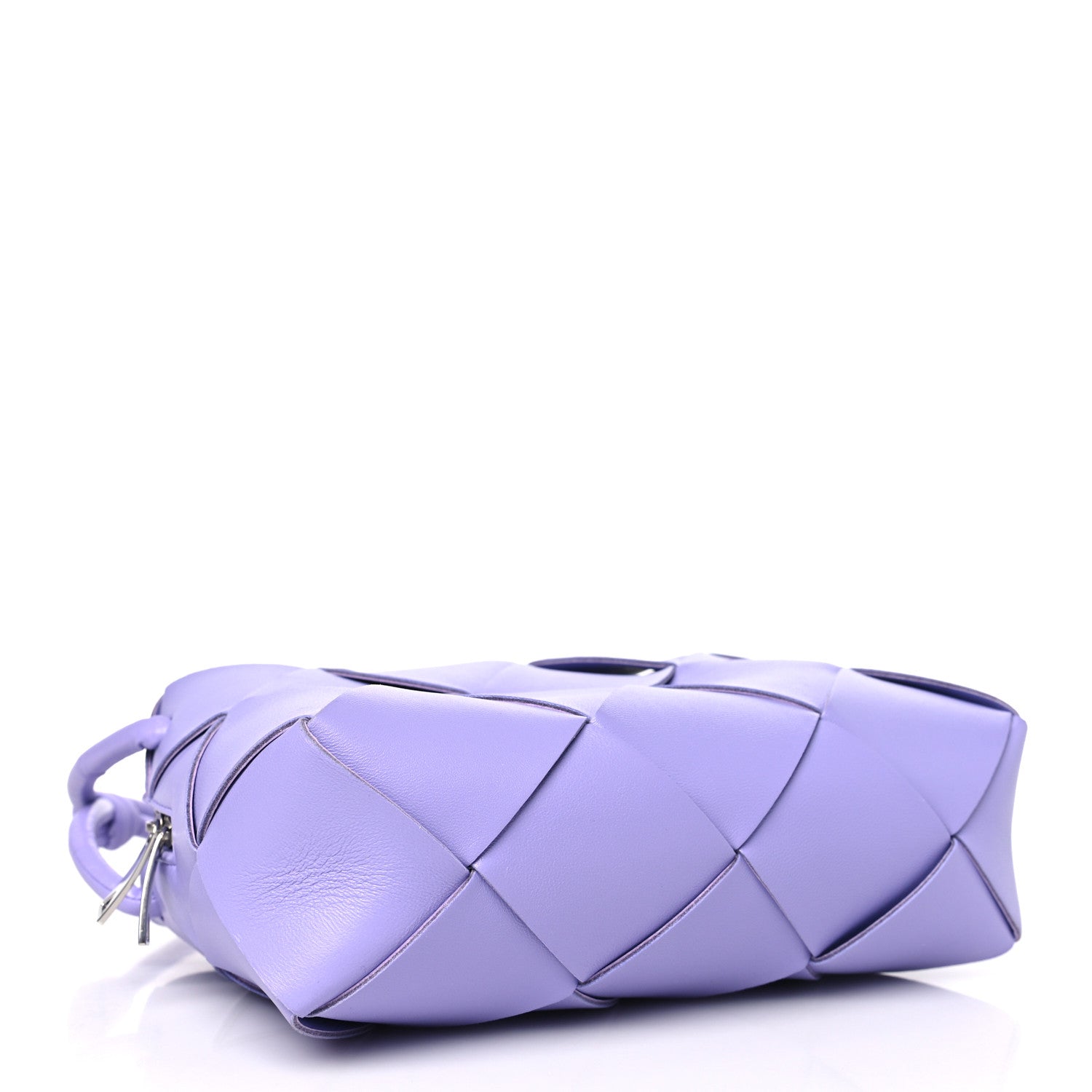 Bottega Veneta Lambskin Maxi Intrecciato Small Cassette Camera Bag Wisteria 4 of 8