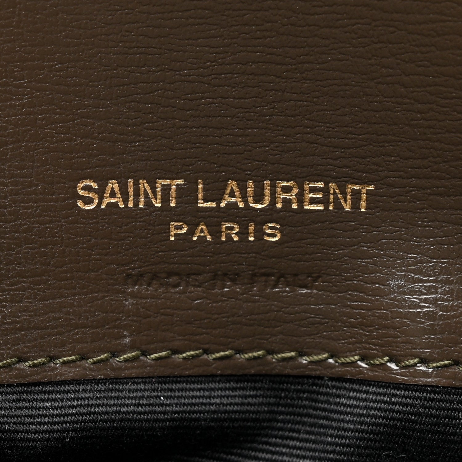 Saint Laurent Smooth Calfskin Monogram Phone Holder Crossbody Light Musk 6 of 11