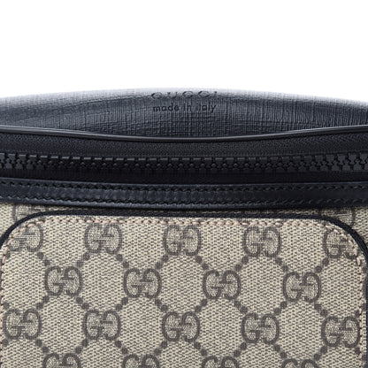 Gucci GG Supreme Monogram Belt Bag Black 10 of 10