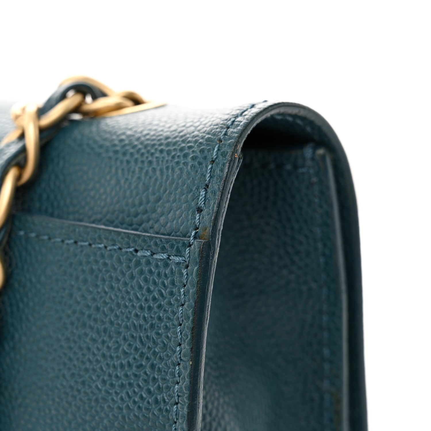 Chanel Caviar Medium Flap Blue 12 of 12