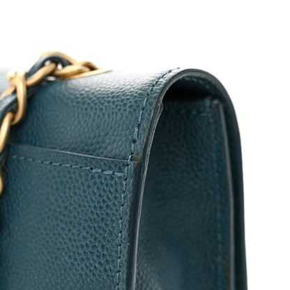 Chanel Caviar Medium Flap Blue 12 of 12